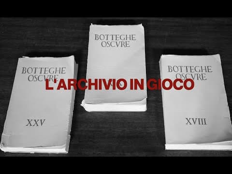 L’archivio in gioco