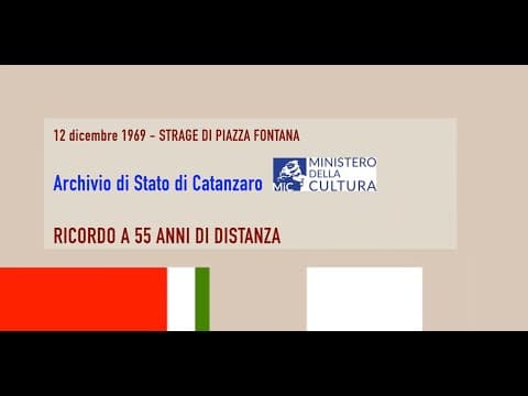 Il futuro delle carte. La digitalizzazione del processo della strage di Piazza Fontana all'Archivio di Stato di Catanzaro