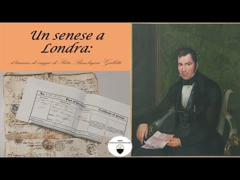 Un senese a Londra: il taccuino di viaggio di Pietro Bambagini Galletti